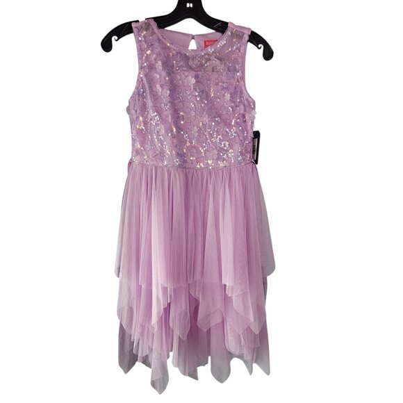 Zunie Other - Lavender Sequin Handkerchief Tulle Childs Party Dress - Zunie - NWT